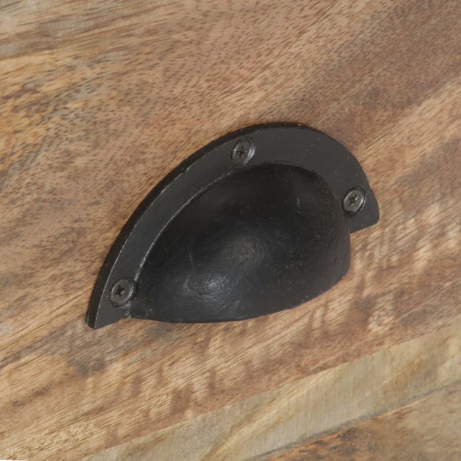 Mueble de TV de madera maciza de mango 110x30x50