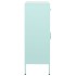 Armario de almacenamiento acero verde mint 80x35x101,5