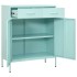 Armario de almacenamiento acero verde mint 80x35x101,5