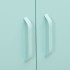 Armario de almacenamiento acero verde mint 80x35x101,5