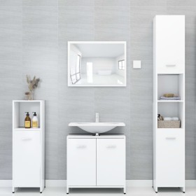 Conjunto de muebles de baño 4 pzas madera contrachapada
