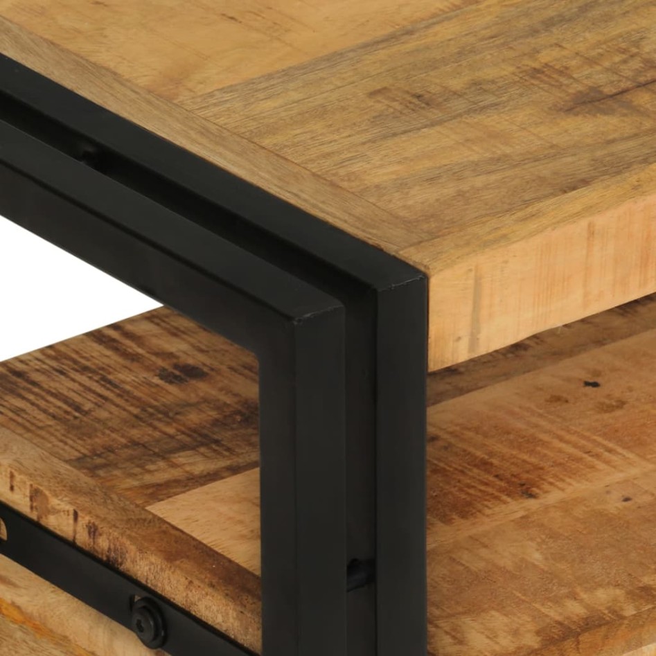 Mueble de TV madera maciza de mango 120x30x40