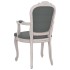 Silla de comedor tela gris oscuro 62x59,5x100,5