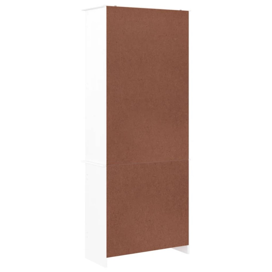 Armario vitrina ALTA madera maciza pino blanco