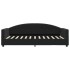 Sofá cama terciopelo negro 90x200