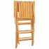 Sillas de jardín plegables 2 uds madera maciza teca 55x61x90