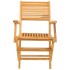 Sillas de jardín plegables 2 uds madera maciza teca 55x62x90