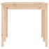 Mesa de jardín madera maciza de pino 159,5x82,5x76