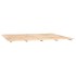 Estructura de cama de madera maciza de pino 200x200