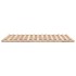 Estructura de cama de madera maciza de pino 200x200