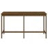 Mesa de jardín madera maciza pino marrón miel 203,5x90x110