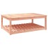 Mesa de jardín madera maciza abeto de Douglas 121x82,5x45