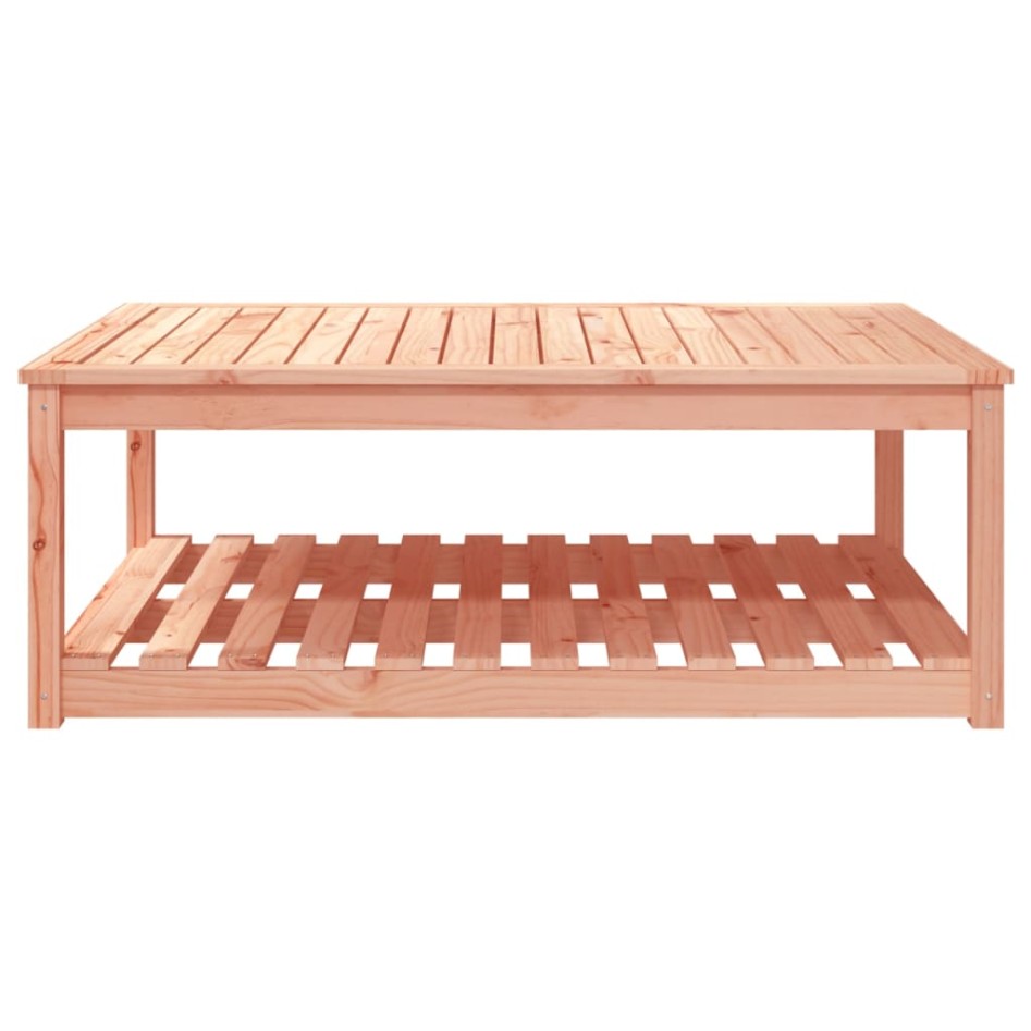 Mesa de jardín madera maciza abeto de Douglas 121x82,5x45