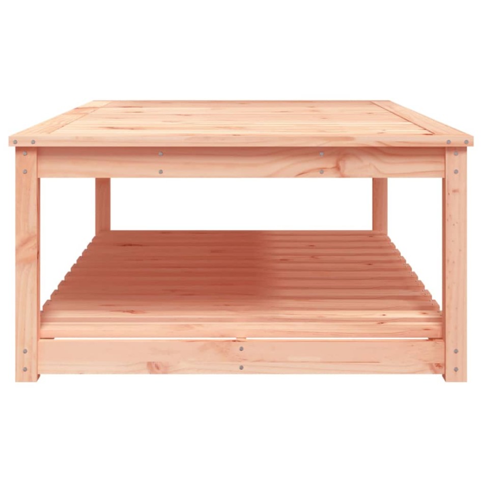 Mesa de jardín madera maciza abeto de Douglas 121x82,5x45