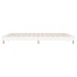 Estructura de cama madera contrachapada blanca 140x200
