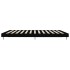 Estructura de cama madera de ingeniería negra 180x200