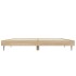 Estructura de cama madera de ingeniería roble Sonoma 135x190