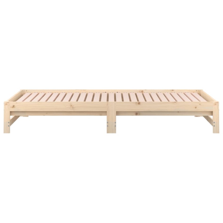 Sofá cama extraíble madera maciza de pino 2x(90x200)