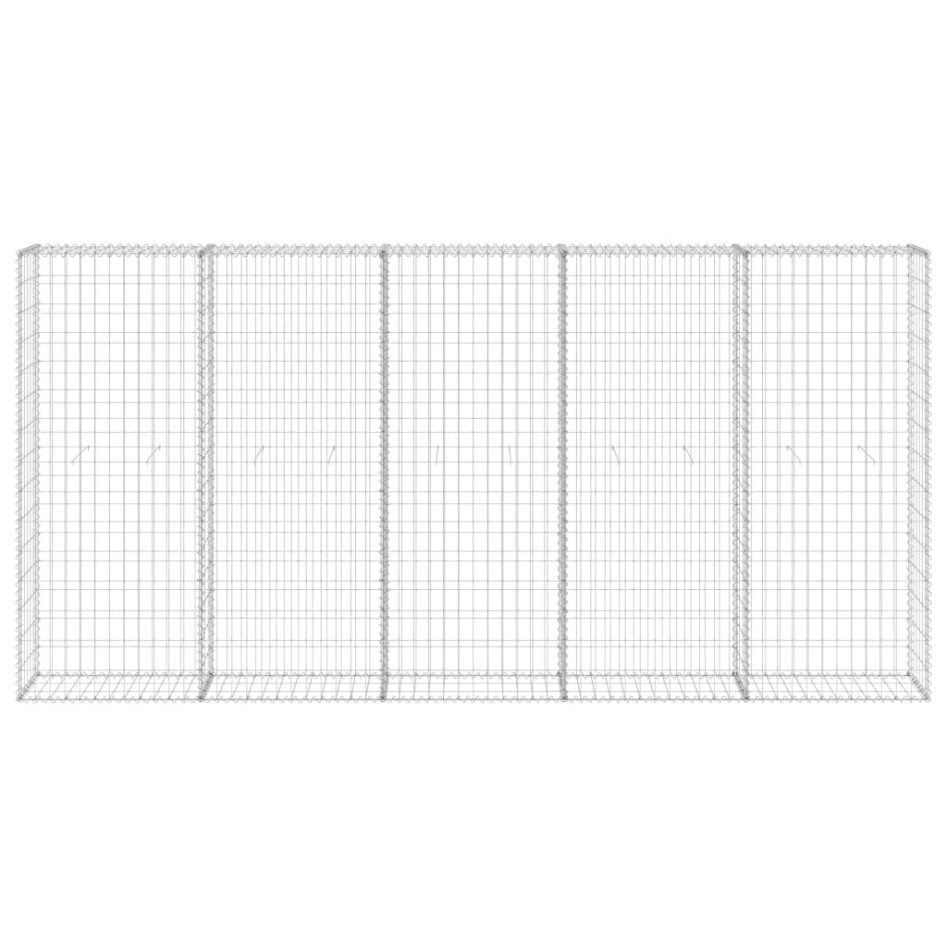 Muro de gaviones con cubiertas acero galvanizado 300x30x150