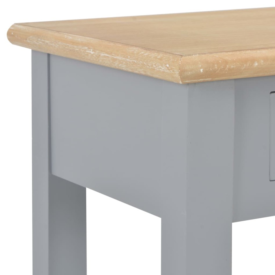 Mesa consola de madera gris 110x35x80