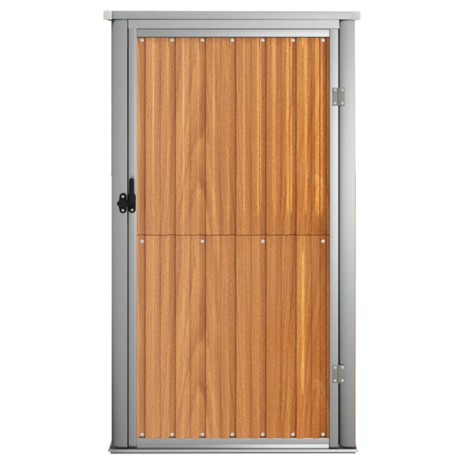 Cobertizo de herramientas jardín acero galvanizado 88x89x161