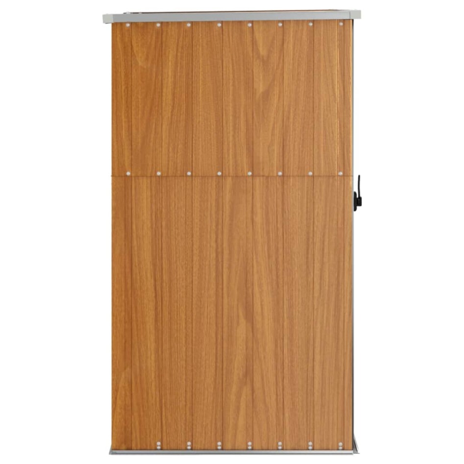 Cobertizo de herramientas jardín acero galvanizado 88x89x161