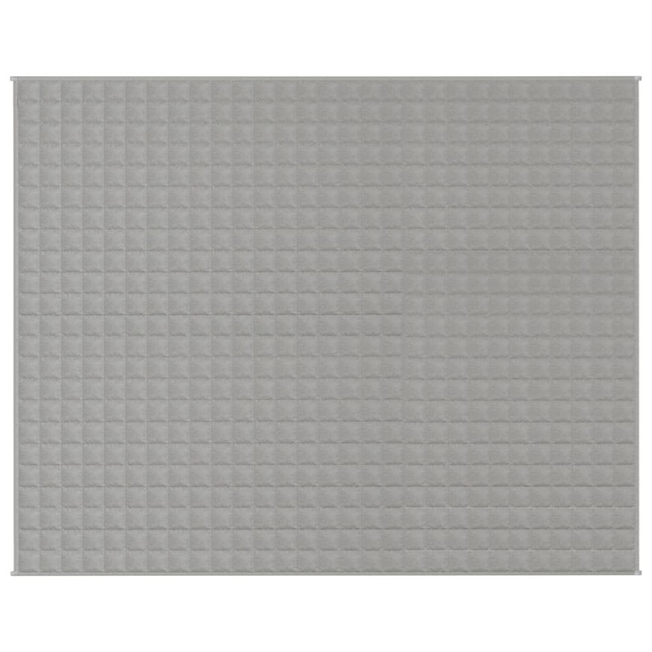 Manta con peso tela gris 235x290 cm 15