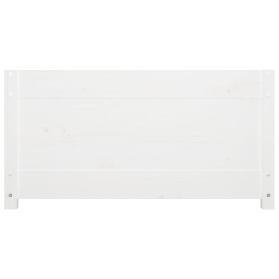 Sofá cama de madera maciza de pino blanco 75x190