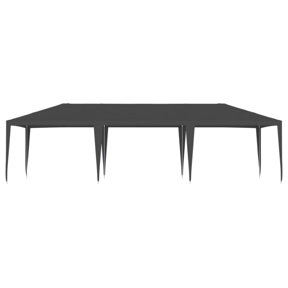 Carpa profesional para fiestas gris antracita 90 g/m² 4x9