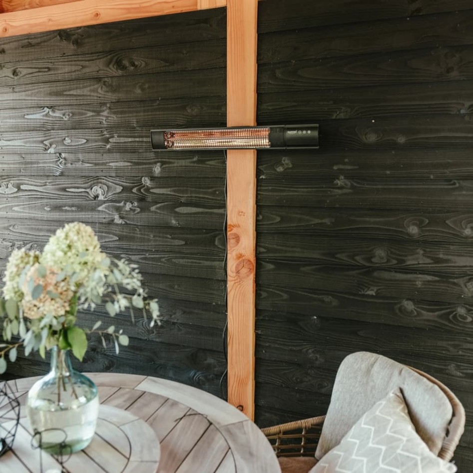 Sunred Calefactor de pared Royal Diamond Dark 2500 W rosa oro