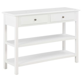 Aparador de MDF blanco 110x35x80