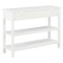 Aparador de MDF blanco 110x35x80