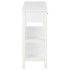 Aparador de MDF blanco 110x35x80