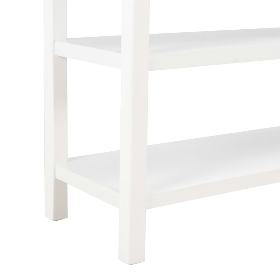 Aparador de MDF blanco 110x35x80