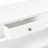 Aparador de MDF blanco 110x35x80