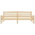 Estructura de cama de madera maciza de pino 180x200