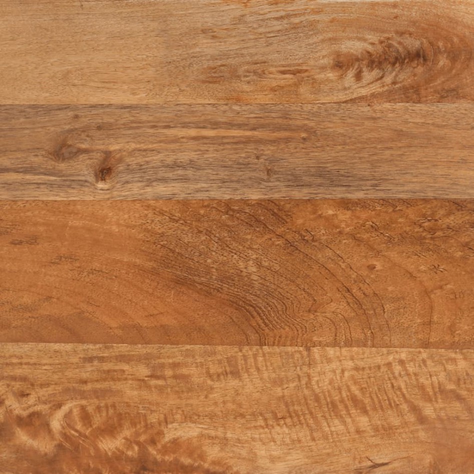 Mesitas de noche 2 uds madera maciza de mango marrón y