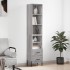 Aparador alto madera contrachapada gris Sonoma 34,5x34x180
