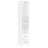 Aparador alto madera contrachapada blanco brillo 34,5x34x180