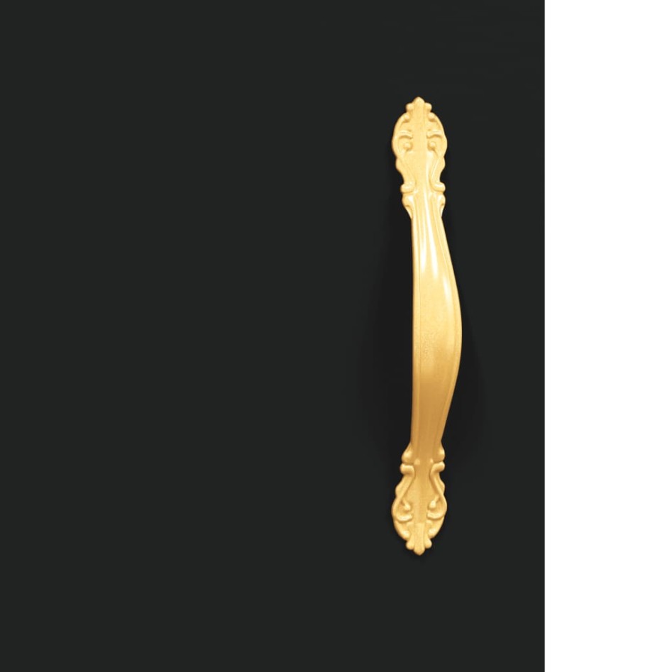 Aparador de madera contrachapada negro 34,5x34x180