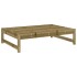 Juego de muebles de jardín 4 pzas madera de pino