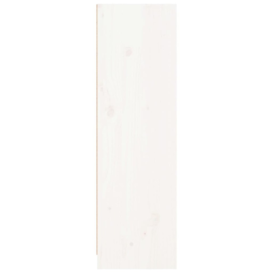 Estantería de madera maciza de pino blanco 70x33x110