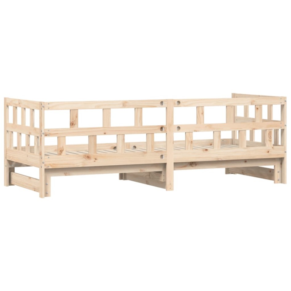 Sofá cama nido madera maciza de pino 90x190