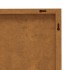 Adorno pared jardín 3 pzas acero corten diseño árbol 105x55
