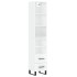 Aparador alto madera contrachapada blanco brillo 34,5x34x180