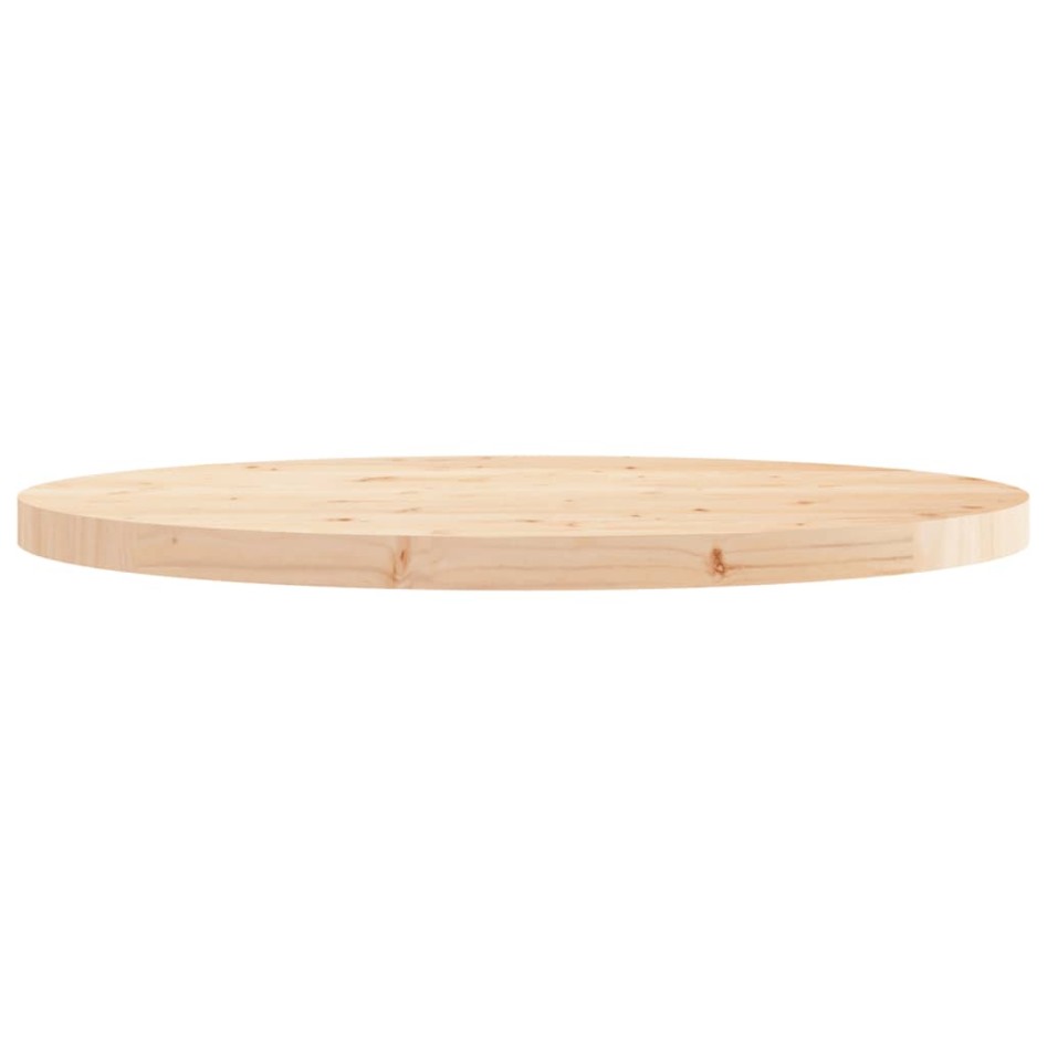 Tablero de mesa redondo madera maciza de pino Ø80x3