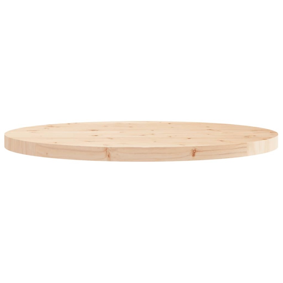 Tablero de mesa redondo madera maciza de pino Ø80x3