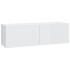 Set de muebles de TV 6 pzas madera contrachapada blanco