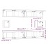 Set de muebles de TV 6 pzas madera contrachapada blanco