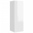 Set de muebles de TV 4 pzas madera contrachapada blanco